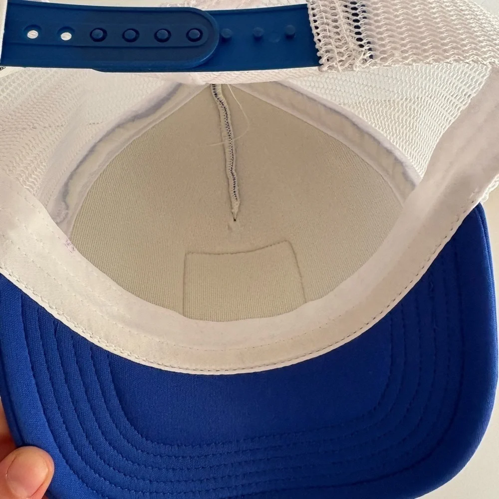 NWOT Obey Okay Blue Trucker Hat